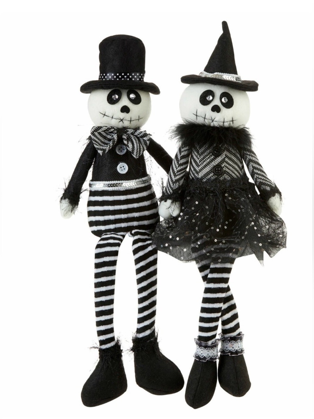 Mr & Mrs Glister Skelton Sitting  Dolls new